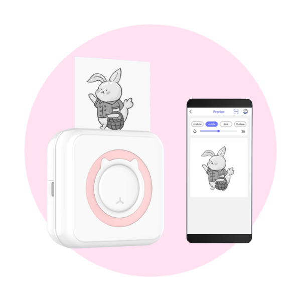 Mini Sticker Pocket Printer