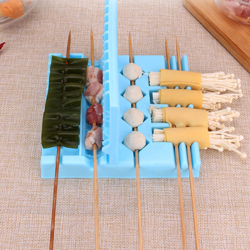 Multifonction BBQ Barbecue Meat Skewer Device Machine