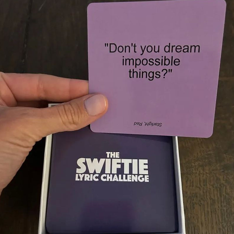 The Swiftie Lyric Challenge Card Game