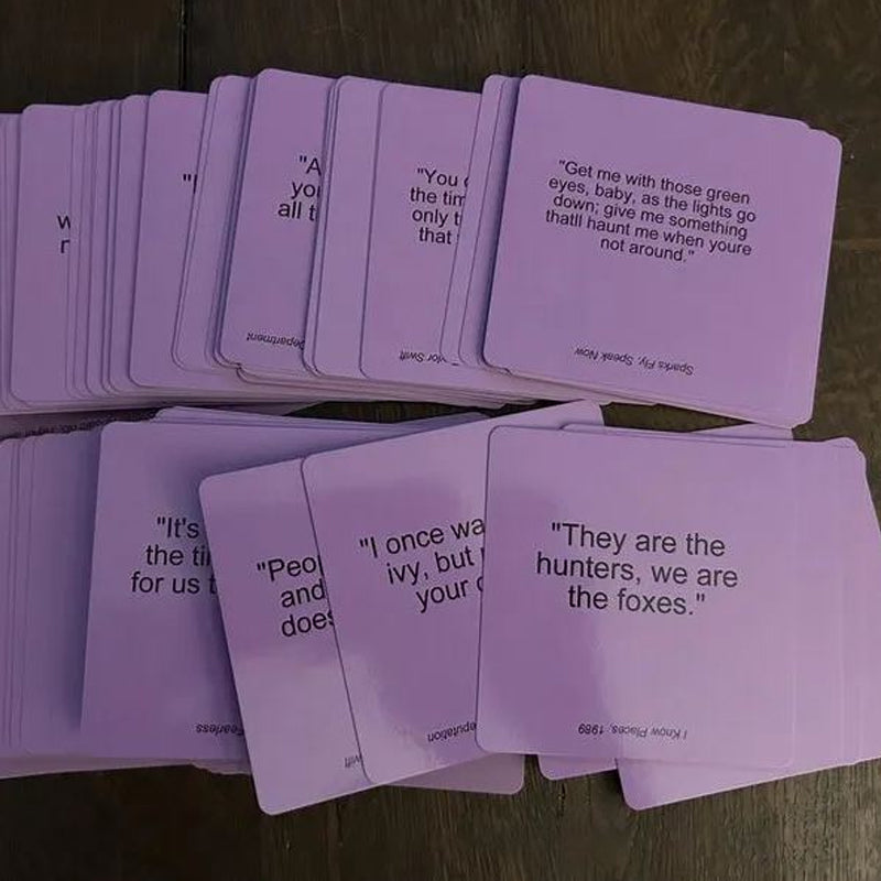 The Swiftie Lyric Challenge Card Game