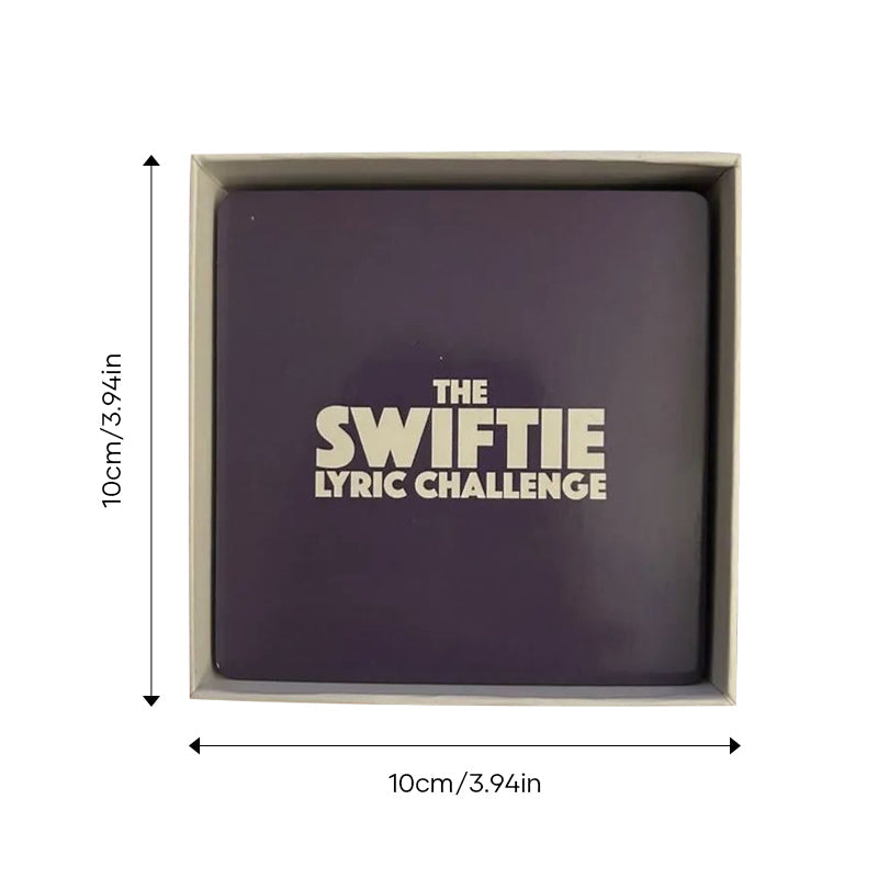 The Swiftie Lyric Challenge Card Game