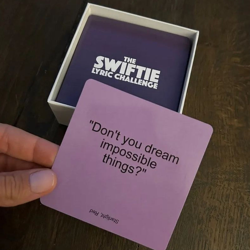 The Swiftie Lyric Challenge Card Game
