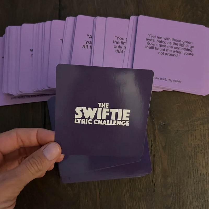 The Swiftie Lyric Challenge Card Game