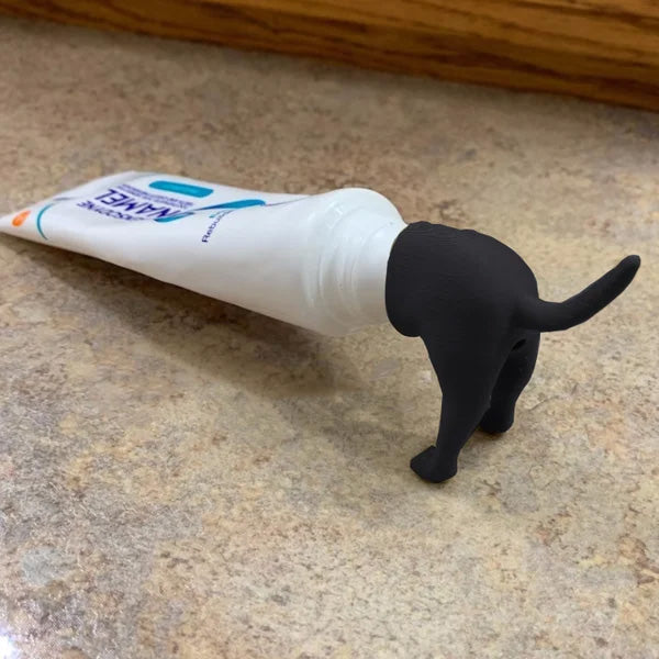 🐶 Pooping Dog Butt Toothpaste Topper | Funny Gift