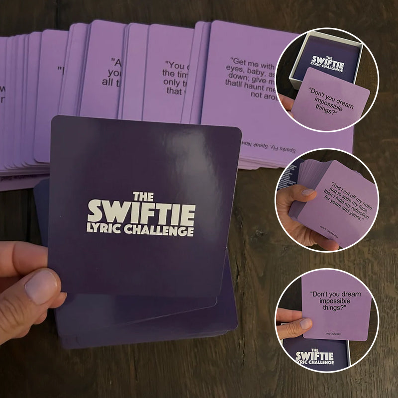 The Swiftie Lyric Challenge Card Game