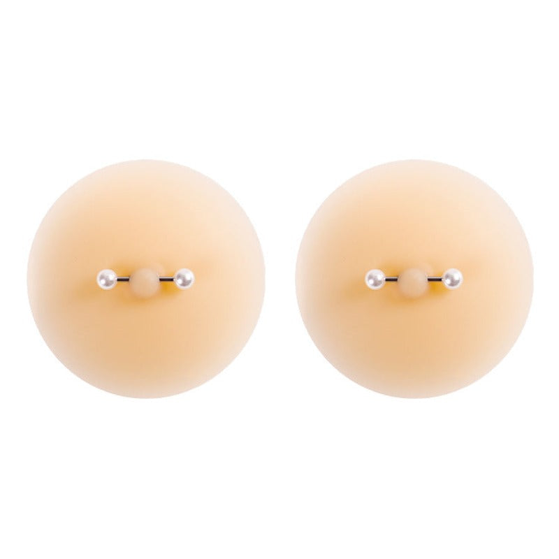 Seamless Breast Patch With Nipple Studs