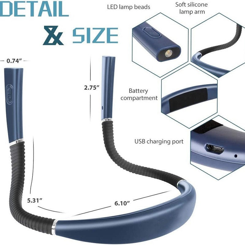 Updated LED Neck Reading Light