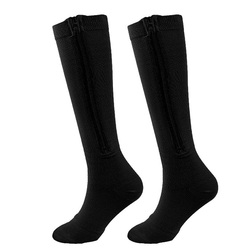 Compression Zipper Elastic Socks
