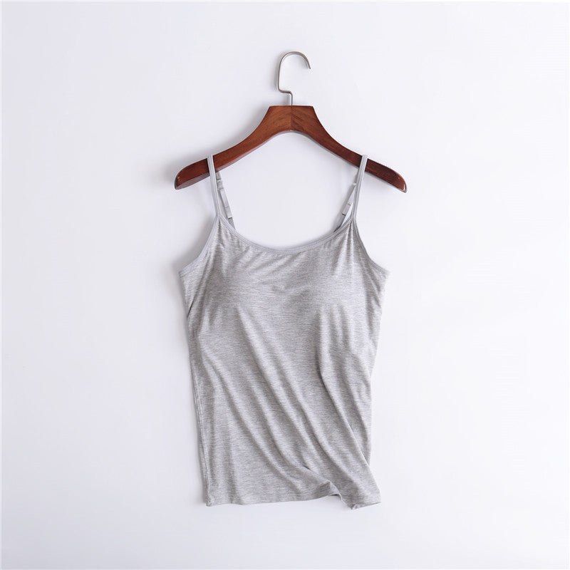 Tank Top With Built-In Bra