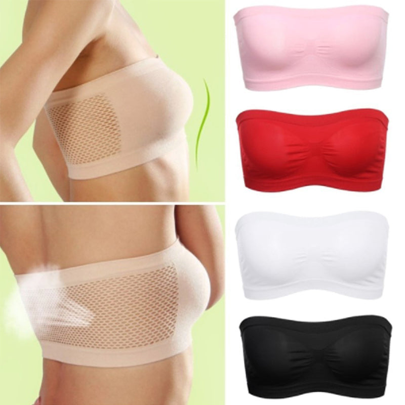 Breathable Mesh Anti-exposed Tube Top