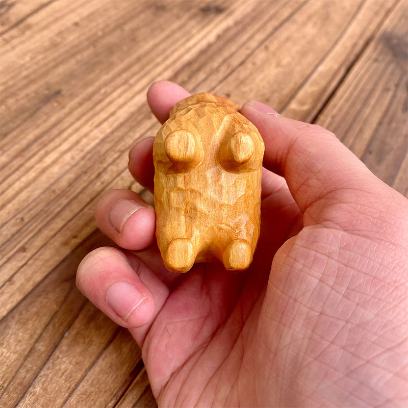 Tiny Cute Wooden Cat