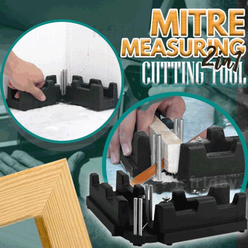 Two-in-one Miter Measurement Cutting Tool