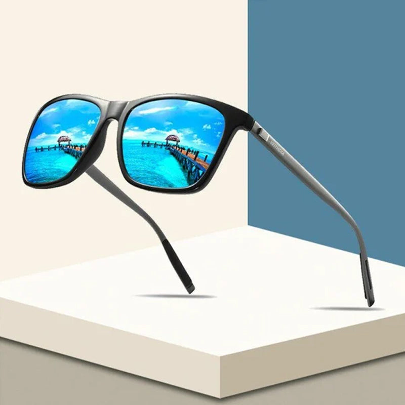 Men Aluminum Magnesium Frame Polarized Sunglasses