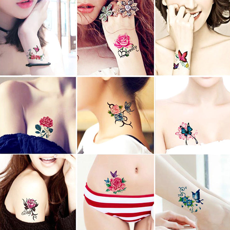 Trendy 3D Tattoo Stickers 50 PCS