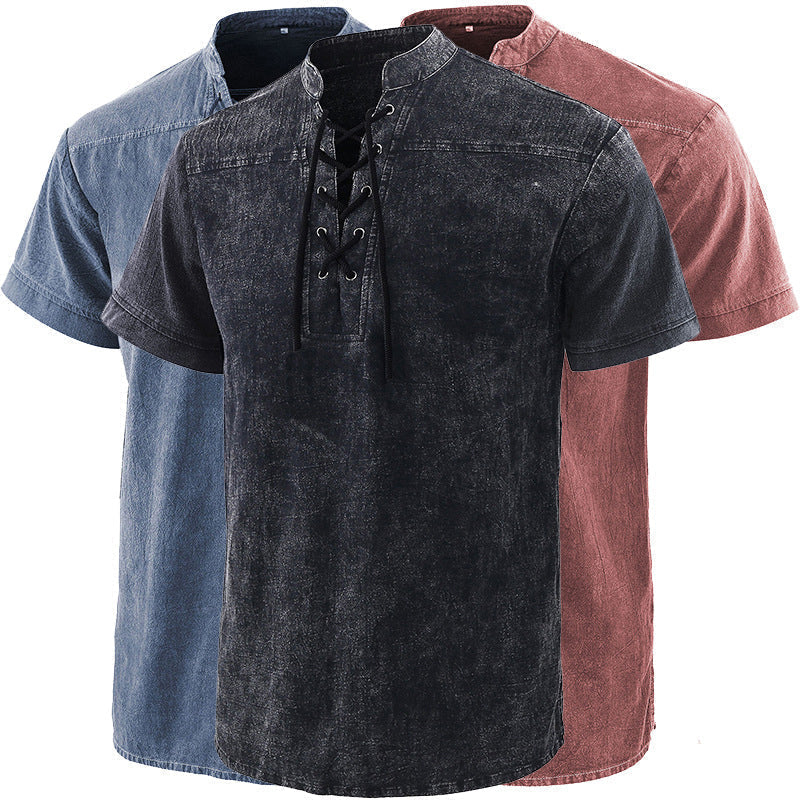 Men's Tie Dye Short Sleeves