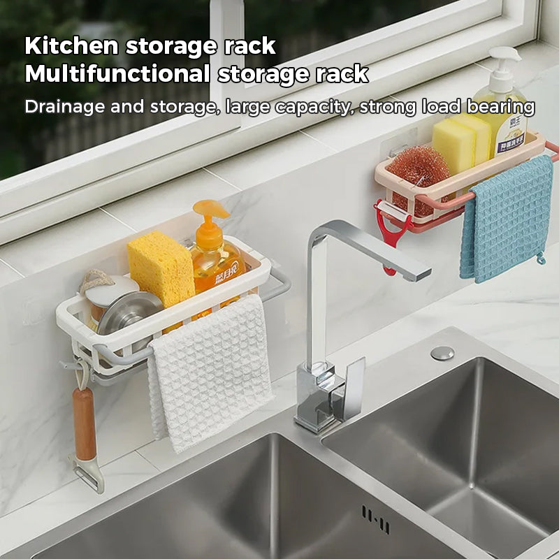Punch-free multifunctional storage rack