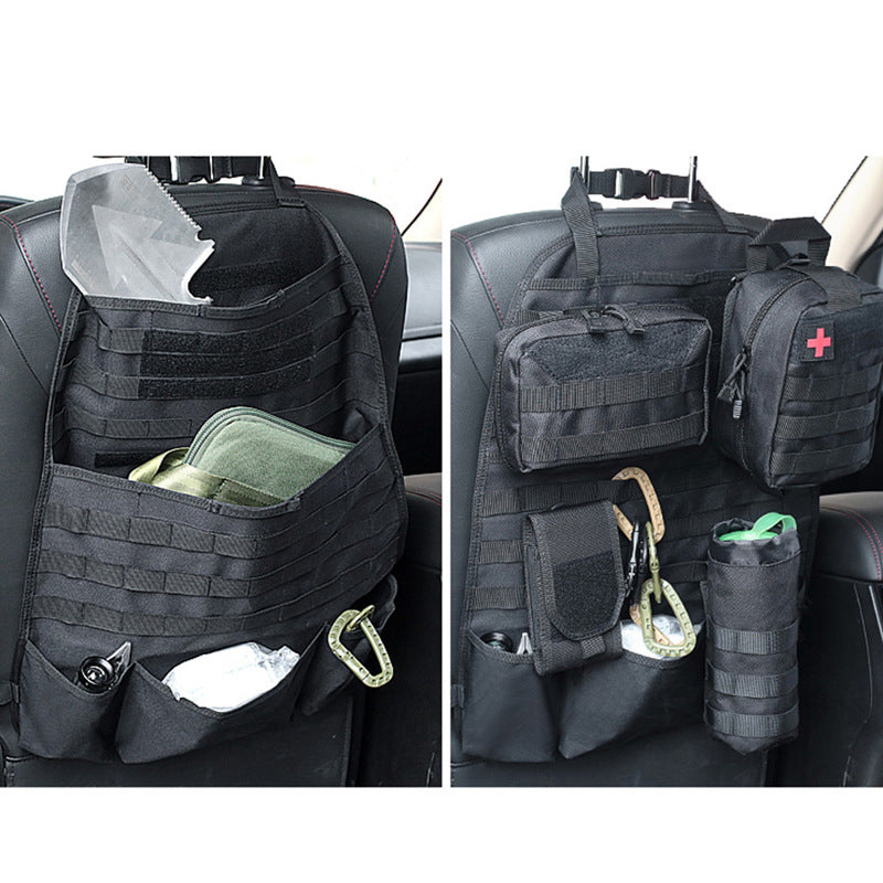 Car Nylon Tactical seat organizer