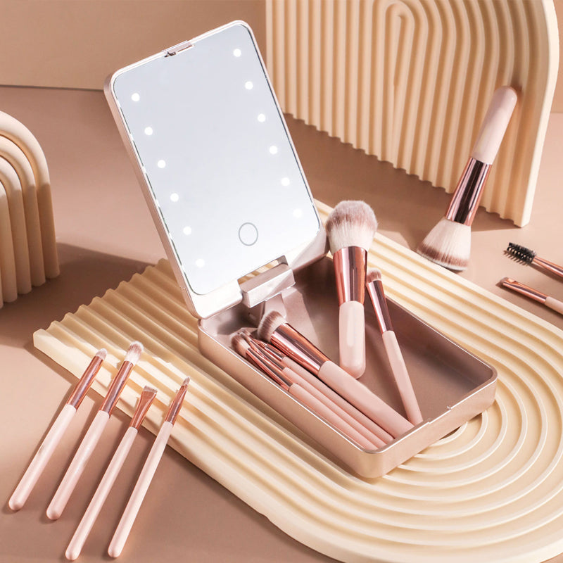 Travel Makeup Brush Set
