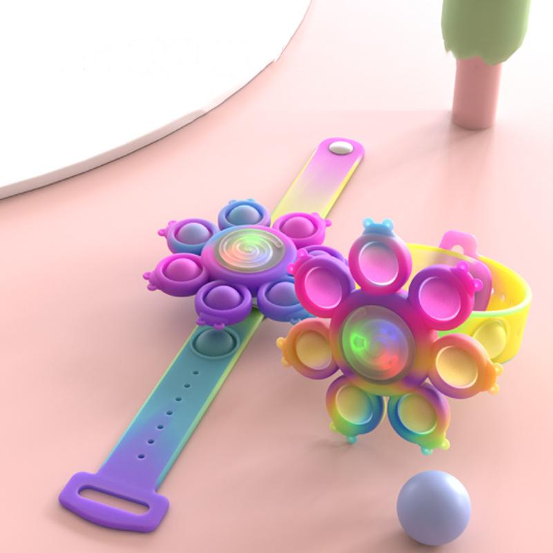 Spinning Flower Pop Bubble Bracelet