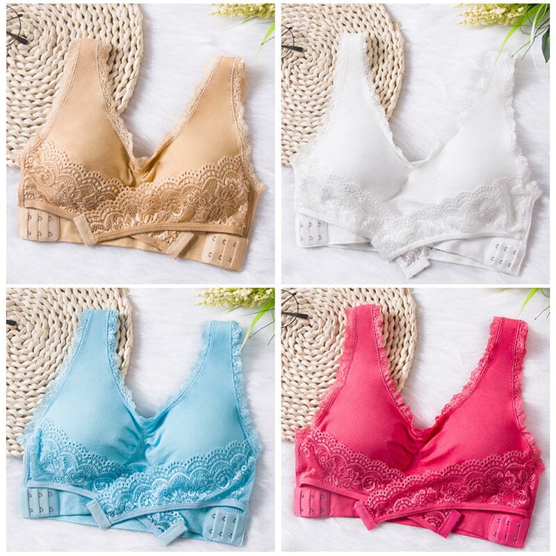 Women's Wireless Full Coverage Lace Bra