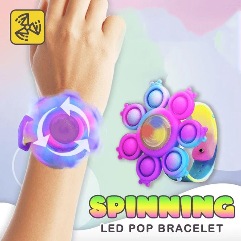 Spinning Flower Pop Bubble Bracelet