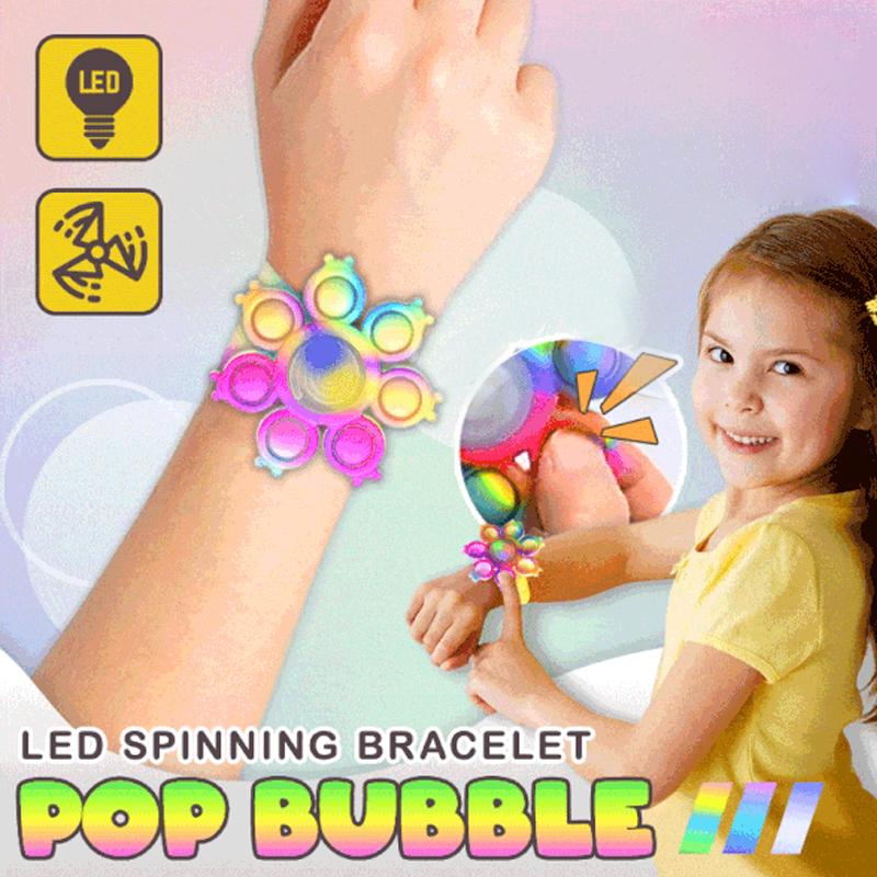 Spinning Flower Pop Bubble Bracelet