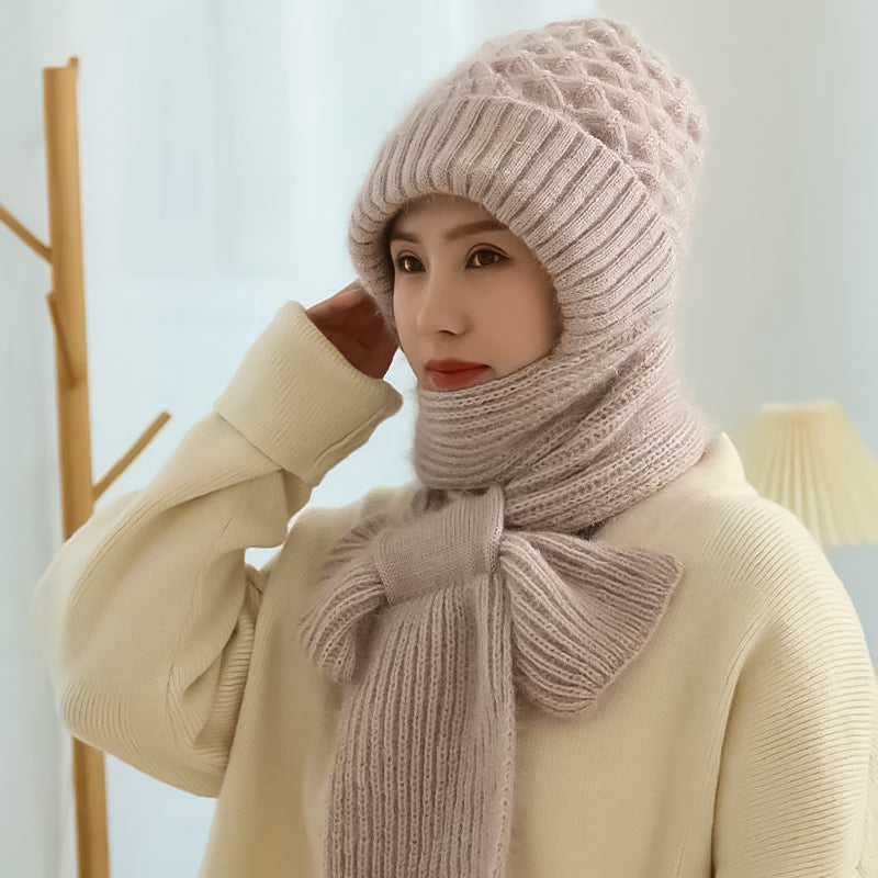 Integrated Ear Protection Windproof Cap Scarf