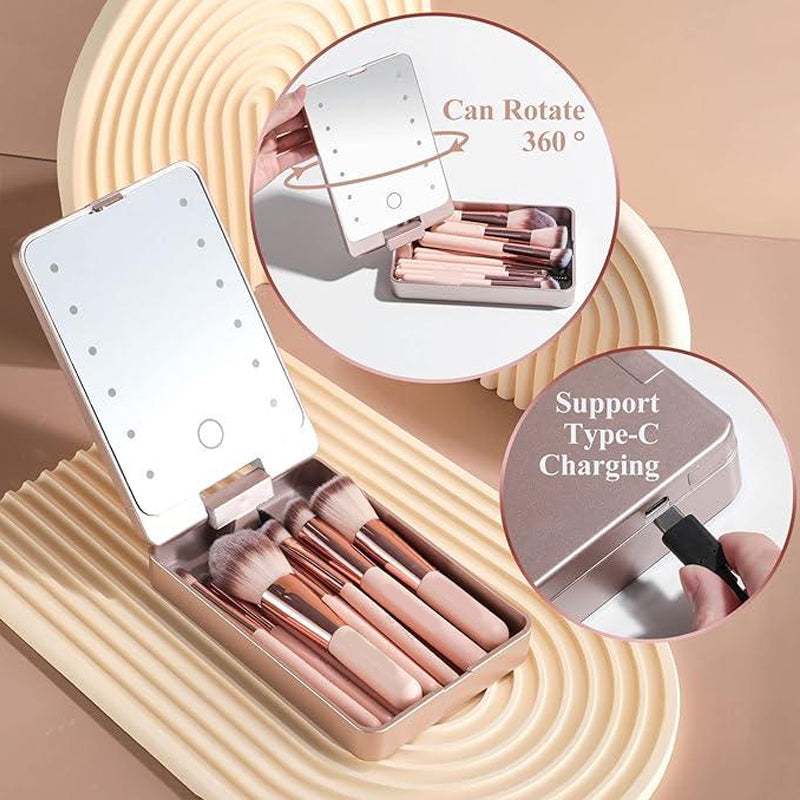 Travel Makeup Brush Set