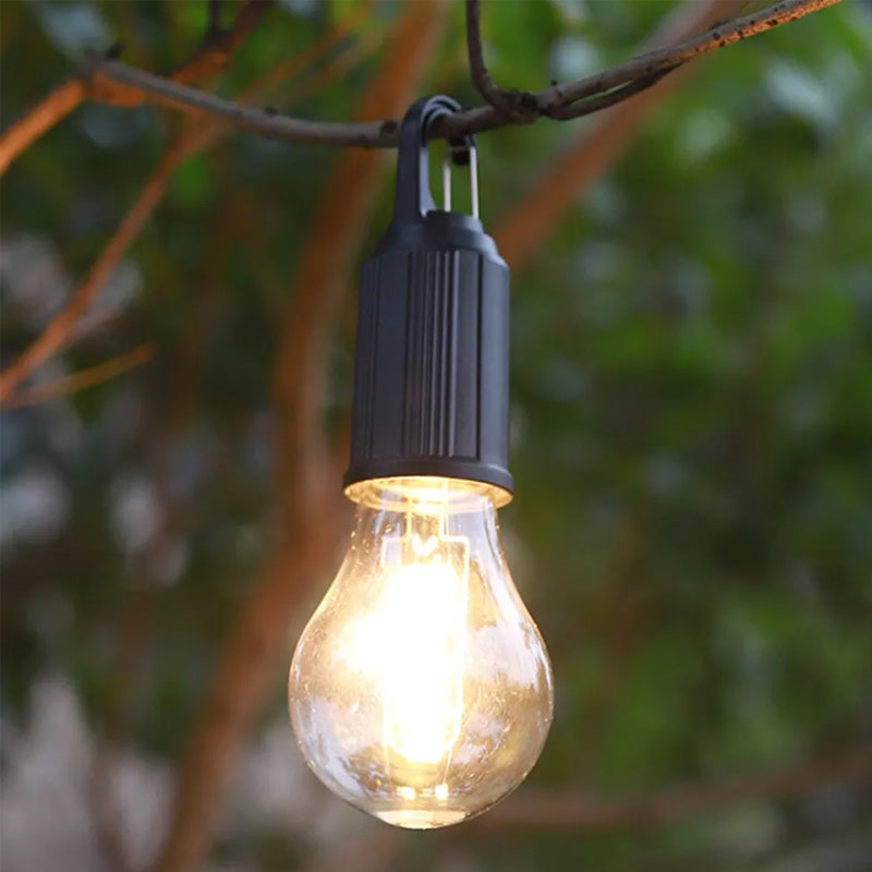 2024 New Outdoor Camping Hanging Type-C Charging Retro Bulb Light