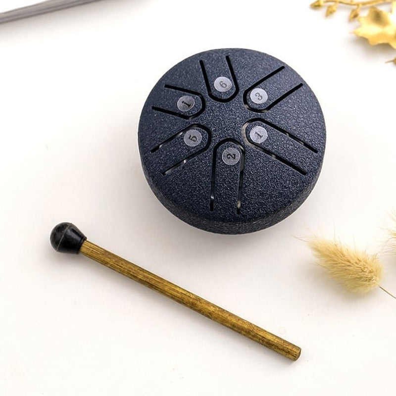 Buddha Stones Mini Steel Tongue Drum Kit (3 Inch)