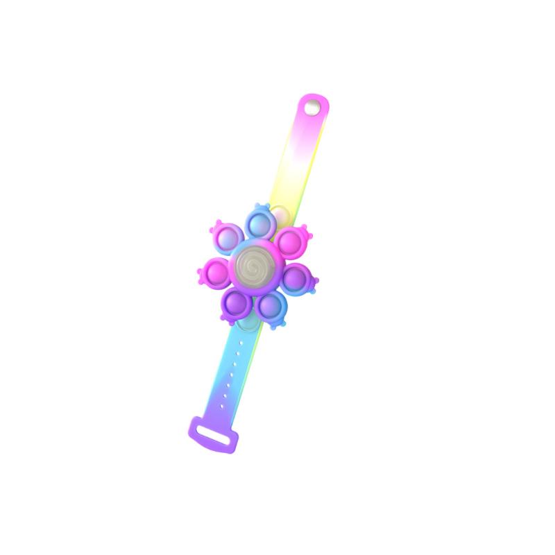 Spinning Flower Pop Bubble Bracelet