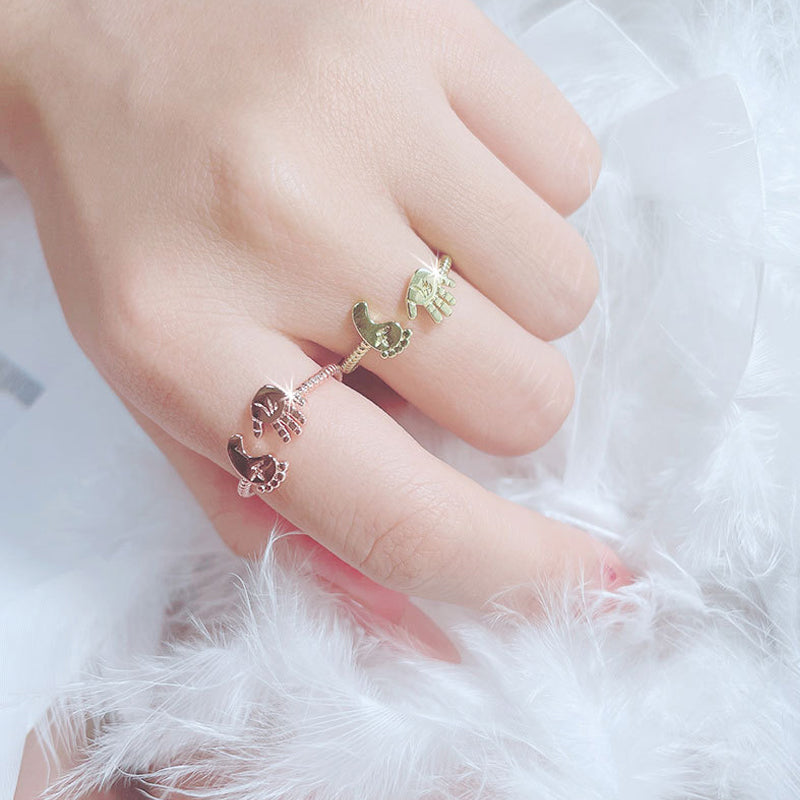 Baby Palm and Feet Ring