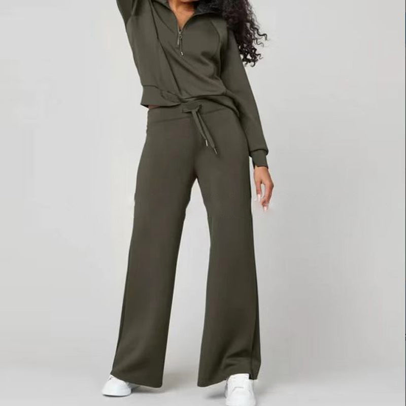 Women's Casual Zipper Set