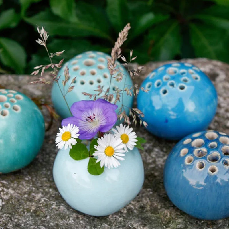 Resin Handmade Vase Flower Stone Table Decor