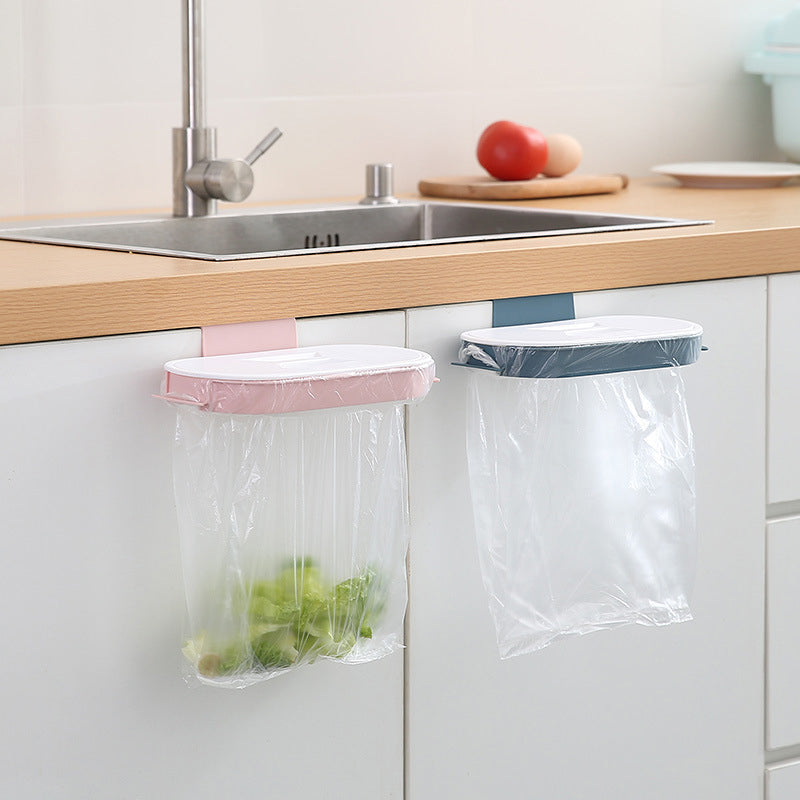 Portable Plastic Garbage Hanging Bag Holder