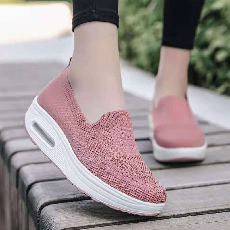 Breathable Casual Shoes With Thick Sole