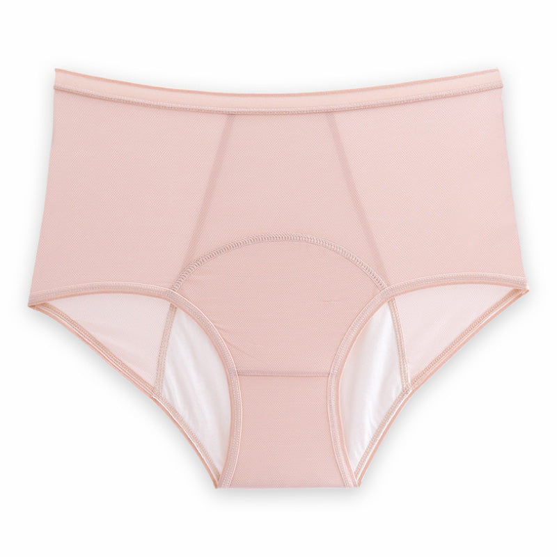 High Waist Leak Proof Ice Silk Panties