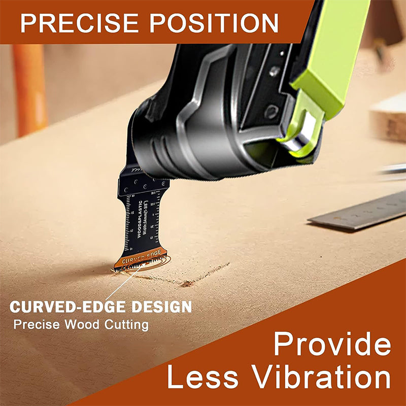 Curved-Edge Oscillating Tool Blades(20 PCS)