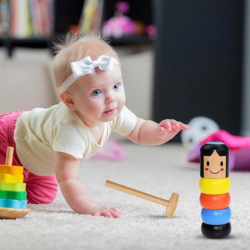 Unbreakable Wooden Man Magic Toy