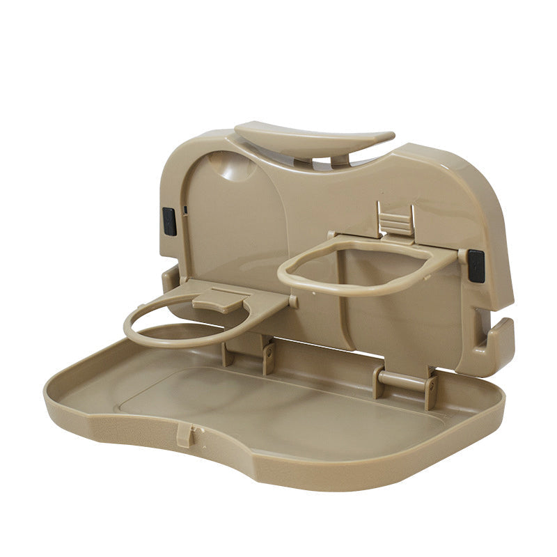 Foldable Car Seat Back Dining Tray Drink Holder