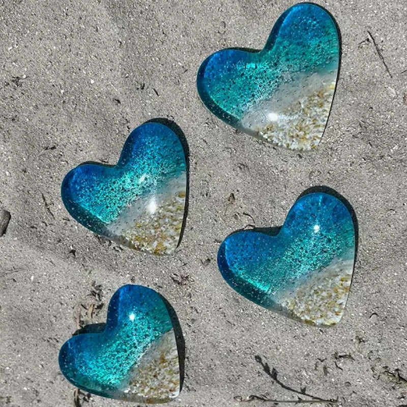 Glass Beach Pocket Heart