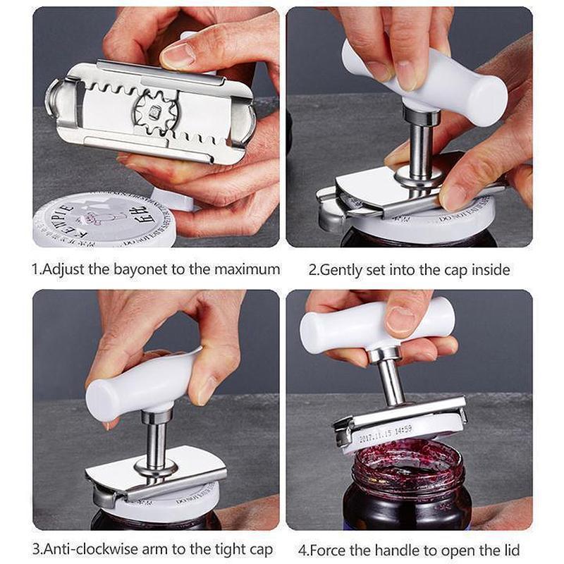 Easy Twister Adjustable Can Opener Bottle Tin Cap