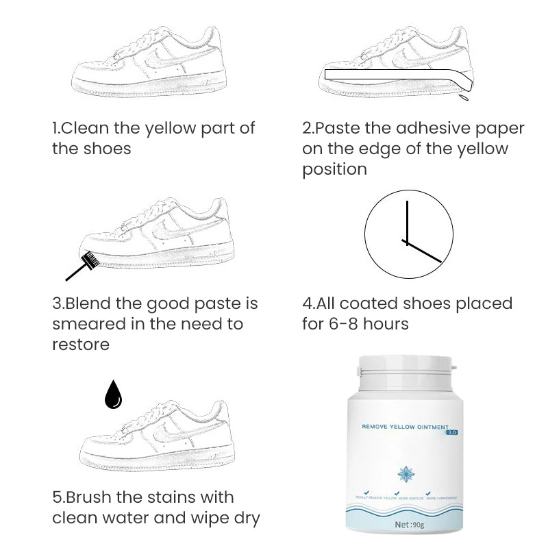 Shoes Whitening Cleansing Gel