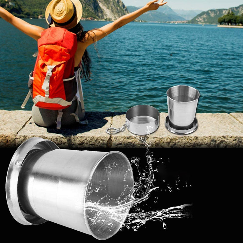 Stainless Steel Foldable Cup