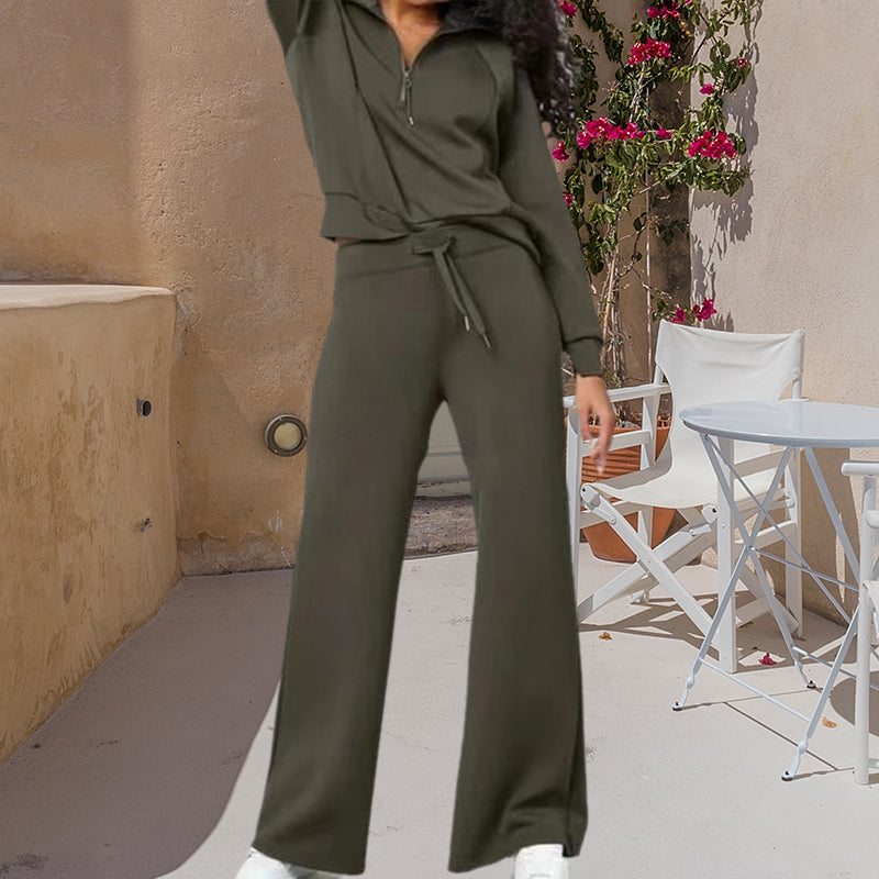Women's Casual Zipper Set