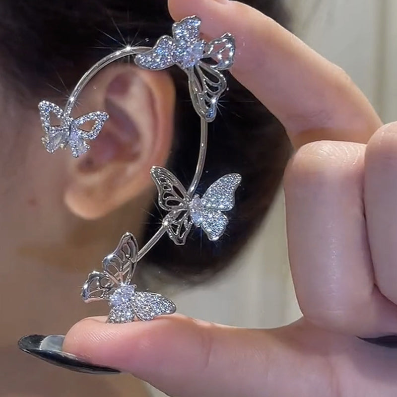 Zircon Butterfly Earrings