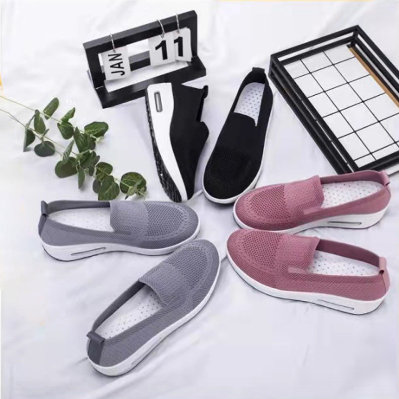 Breathable Casual Shoes With Thick Sole