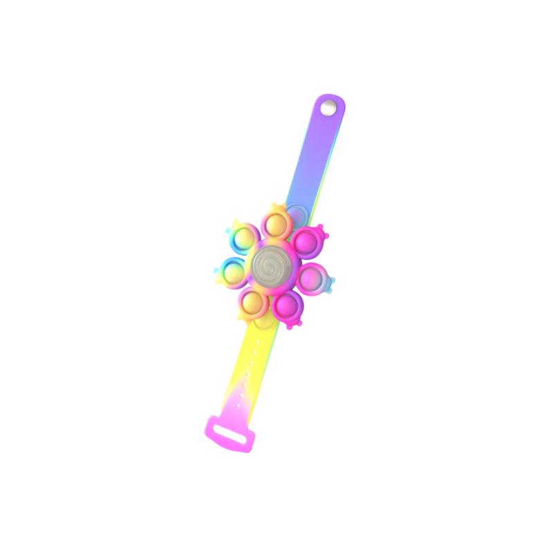 Spinning Flower Pop Bubble Bracelet