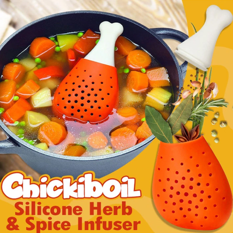 Chicken Leg Shape Herb Spice Filter
