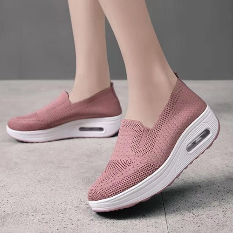 Breathable Casual Shoes With Thick Sole